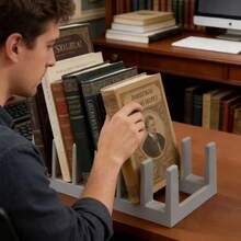 1pc Kitchen Lid Organizer Rack, 1pc Dish Drying Rack, 1pc Creative Desktop Bookshelf, 1pc Bowl Lid Separator Rack - Multicolor - View 7