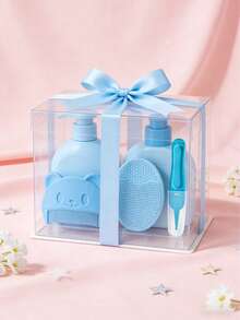 5pcs Newborn Daily Care Set, Including Shampoo Brush, Comb, Nail Clipper, Ear Swabs And Essential Baby Bath Cleaning Kit. One-Stop Solution For Bath Time, Ensuring Baby Won't Cry! Suitable For Families With Infants And Toddlers - Multicolor - View 8