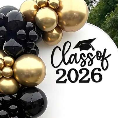1 Bộ Hình Dán Tường Bằng Vải Nỉ Chủ Đề Tốt Nghiệp Năm 2026, Hình Nền Chữ "Lớp Năm 2026" Trang Trí Tiệc Tốt Nghiệp, Vật Dụng Tổ Chức Lễ Tốt Nghiệp, Banner Tốt Nghiệp (Không Bao gồm Bóng Bay)