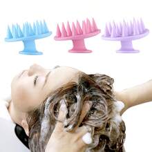 Bàn chải gội đầu, máy mát-xa da đầu Siliscrub, bàn chải mát-xa da đầu, bàn chải gội đầu, dụng cụ chà đầu, bàn chải chăm sóc da đầu. - Nhiều màu - Xem 4