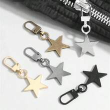Revive Old Zippers - Detachable 5-Pointed Star Zipper Pulls, Personalized Decorative Small Accessory, Versatile Star Zipper Heads, Multiple Colors Available - Multicolor - View 2
