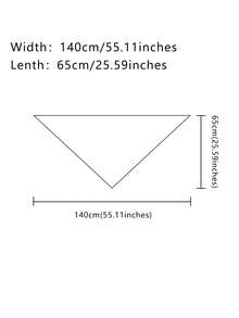 1条佩斯利花纹优雅涤纶围巾，四季皆宜的百搭装饰品 - 1#米白 - 查看 2