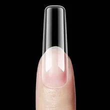 Beetles Gel Nail Kit Short Almond Gift Spree Easy DIY Extension Set Gift For Women - Square Long 240pcs (Clear Kit) - 查看 9