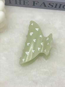 1个心形发夹，优雅发髻发型配饰，多功能发夹 - 彩色 - 查看 4