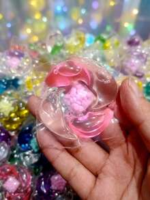 100 piezas Cápsulas de detergente para ropa de uso intensivo, Cápsulas de líquido de lavandería 8X concentradas, Perlas de eliminación de manchas resistentes, Bolas de detergente de limpieza potente, Bolas de lavandería con enzimas, Eliminación de grasa y olores, Perlas de lavandería de alta eficiencia, Líquido de lavandería multifunción, Suministros esenciales de limpieza de ropa, Organización del cuarto de lavado, Bolas de lavandería para eliminación de manchas resistentes - Líquido - Ver 6