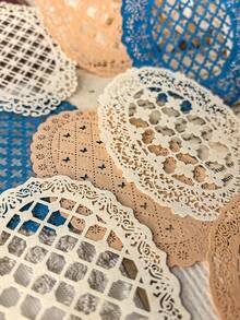 10pcs/Pack Hollow Embossed Handmade Decorative Paper, DIY Collage Scrapbooking Supplies - BQ1008 - View 6
