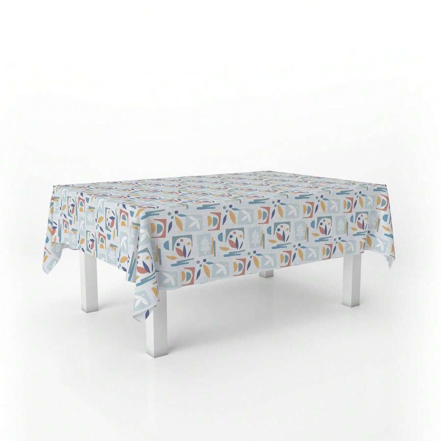 Kiva Waterproof And Stain-Resistant Oilcloth Tablecloth In Sizes From 100x140 To 300x140 Cm And Round 140 Cm - Oilcloth Tablecloth: Protection And Style For Your Table - Available In 12 Designs - Option 8 - View 1