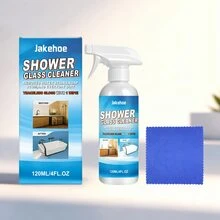 淋浴房玻璃清洁剂，浴室日常清洁玻璃除垢增亮剂 - 液體 - 查看 13