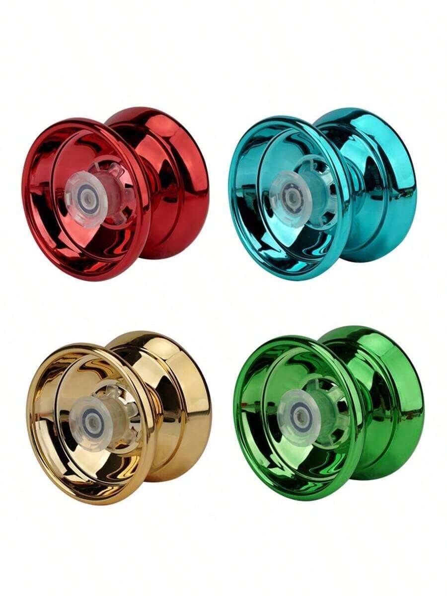 1 pieza Trompo de aleación metálica, con modos de sueño y despertar, juguete trompo profesional - multicolor al azar - Ver 1