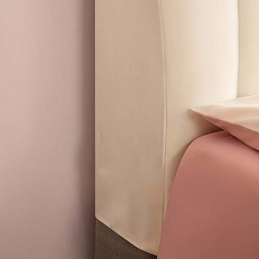 Thickened Velvet Headboard Cover, Full-Wrap Dustproof Protector, Double-Sided Soft Padding, Anti-Collision Headboard Cover