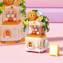 Gashapon Machine Model Small Particle Building Blocks Toy, Cute Cartoon Handmade DIY Desktop Decor Ornament Gift - 彩色 - 查看 11