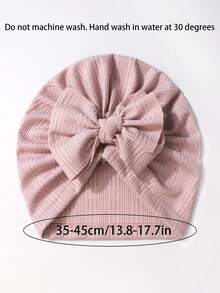 1 pieza Sombrero de niña pequeña, Sombrero con lazo, Vestido de primavera para niña pequeña, Sombrero delgado, Sombrero suave, decoración para celebración de aniversario y días festivos, Conjunto de primavera para niña pequeña, Sombrero con lazo, disponible en múltiples colores, adecuado tanto para el hogar como para salir - Multicolor - Ver 7