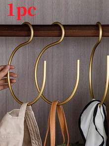 Aluminum Metal Hangers, Multi-Functional Space-Saving Bar Hooks, Can Be Used For Hanging Hats, Towels, Scarves, Etc. - Multi-Functional Wardrobe Organizer, Simple Spring Style, Summer Tops - Multicolor - View 11