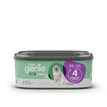 Litter Genie Eco Recambios Bolsas de Arena para Gatos compostables Jumbo 1 Paquete hasta 4 Meses de Suministro en 1 Cartucho - como en la foto - Ver 8