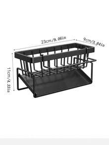 Multi-Function Dishcloth Rack, Countertop Storage Organizer, Kitchen Sponge Holder, Detergent Rack - Multicolor - View 6
