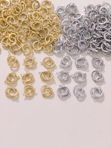 3件套DIY铜锆石多功能优雅珠宝吊坠配件 - 雙圓圈配件 - 查看 1