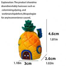SpongeBob SquarePants Decorations For Friend's Birthday, Desktop Decor, Cake Decor, Aquarium Underwater Decor, Including Squidward, Gary The Snail And Other Character Sculptures. Suitable For Holidays, Birthdays, Birthday Gift Bags, Home Decor And Room Decoration. - Multicolor - View 15