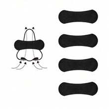 30/60pcs Adhesive Nose Strips - Extra Long-Lasting, Better Sleep Quality And Breathing, Easy To Apply And Remove - Multicolor - View 2