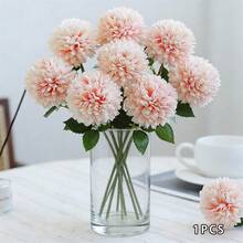 Artificial Chrysanthemum Festive Faux Flower Decoration For Home Holiday Decor - Champagne - View 2