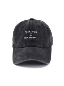 1pc Men's Casual Stylish Embroidered Baseball Cap - A - View 4