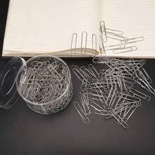 200pcs Silver Paper Clips, Suitable For Office, School And Personal Organization - 200 Pieces/box - View 3
