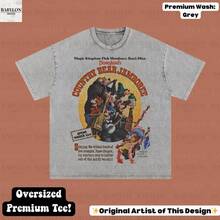 Women's Oversized Country Bear Carnival T-Shirt: Grizzly Manor Country Bear Carnival T-Shirt, Disneyland T-Shirt, Magic Kingdom T-Shirt, Big Al T-Shirt - 白色 - 查看 4