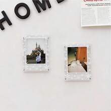 1/4/6 件/套冰箱磁铁塑料相框装饰贴纸、家居装饰、圣诞节/万圣节礼物配件 - 透明 - 查看 9