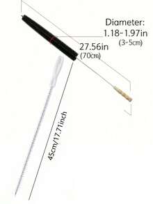 2/6件套柔性洗衣机和烘干机排气管清洁刷 - 收集灰尘，去除洗涤剂残留，防止堵塞，保持设备效率，洗衣机清洁工具，防堵塞清洁杆，管道疏通器，清洁水槽毛发，绒毛收集器整理器，符合人体工程学的手柄设计，坚固的手柄结构 - 多款式/多色 - 查看 9