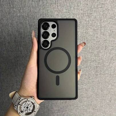 Galaxy A17 A55 A56 A37 A36 A57 A27 S25Ultra S26Ultra S24 S23 FE A16 高階磨砂手機殼，亦相容 Galaxy A15 A35 A26 S24 S25 S24Ultra S25 FE S26 FE 機型，全相機保護、內建鏡頭膜、柔軟觸感、防指紋、支援無線充電與防震設計