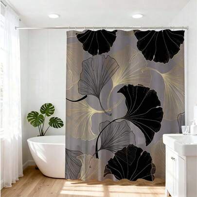1pc Zen Stone Shower Curtain Minimalist Spa Inspired Bathroom Decor With Stacked Stones And Grasses Reflected In Calm Water Japanese Zen Garden Style Waterproof Fabric Bath Curtain For Bathroom Natural Wellness Inspired Bathroom Decor Neutral Beige And Green Color Scheme Large Shower Curtain Set With Hooks Suitable For Any Bathroom Size
