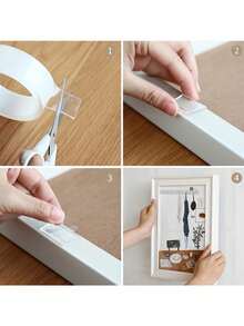1/3/5m Nano Double-Sided Tape, Waterproof Adhesive Tape Suitable For Bathroom, Kitchen, Sink, Faucet, Gel Sticker - Clear - View 7