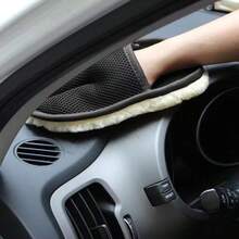 Guantes de limpieza de coche de dibujos animados retro ultra suaves - Poliéster - Accesorio esencial para el detallado del automóvil, Suministros automotrices - A - Ver 9