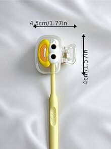 Cute Joyful Face Shape Toothbrush Protective Cover, Dopamine Toothbrush Storage Holder,Brightly Colored Travel Toothbrush Case With Ventilation Holes,Travel Toothbrush Storage Box, Portable Toothbrush Head Protection Clip, Toothbrush Storage Clip,Toothbrush Protective Cover - Nhiều màu - Xem 12