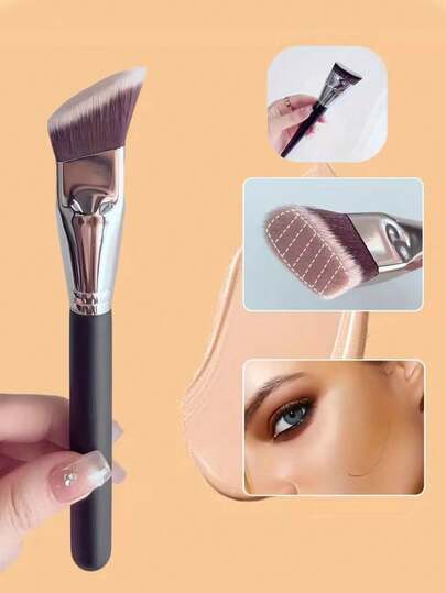1支专业广角散粉刷 - 合成纤维，无香精，适合所有肤质，是修容和晕染妆容的理想之选