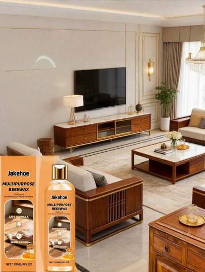 Furniture Polish - Removes Stains, Enhances Shine, Renews And Maintains Luster Of Wooden Furniture