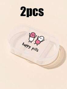 Hộp đựng thuốc này được trang trí với họa tiết "Viên thuốc hạnh phúc", là hộp đựng thuốc 3 ngăn di động, hộp đựng thuốc mini, hộp đựng thuốc trang sức di động có thể được tùy chỉnh với logo chữ cái làm quà tặng sáng tạo. Đây là hộp đựng thuốc du lịch trang trí phù hợp cho du lịch và các hoạt động ngoài trời, có thể để trong túi xách và túi quần, với thiết kế độc đáo. - Nhiều màu - Xem 19