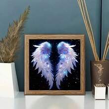 5D Diamond Painting Kit - Full Round Diamond, Wing Pattern, Acrylic Craft Set For Home Decor, Frameless Diamond Painting Gift Set - round diamond - View 12