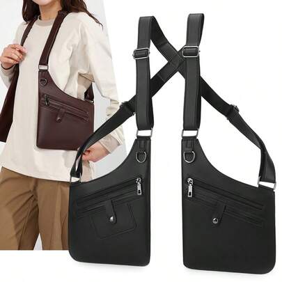 Túi đeo vai chiến thuật unisex, túi đeo vai chiến thuật nhiều ngăn, túi du lịch đa năng, túi đựng đồ tiện dụng, túi đeo ngực có dây đeo, thích hợp cho du lịch, công tác, đi làm, mua sắm, văn phòng, hẹn hò, hoạt động ngoài trời, thể dục, chạy bộ, đạp xe, tập thể dục, leo núi và cắm trại. Dây đeo vai có thể điều chỉnh, món quà lý tưởng cho nam giới vào ngày sinh nhật và các ngày lễ.