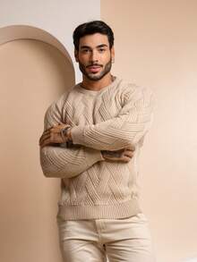 TRICOT DE LUXO SOPHISTICATED KNITTING SWEATSHIRT CHIC WINTER 26 - Beige - View 3