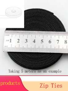 15cm Long Garden Binding Strap, Zipper Tie, Plastic Wrap Plant Fixing Strap, Portable Garden Cable, Garden And Lawn Care - View 4