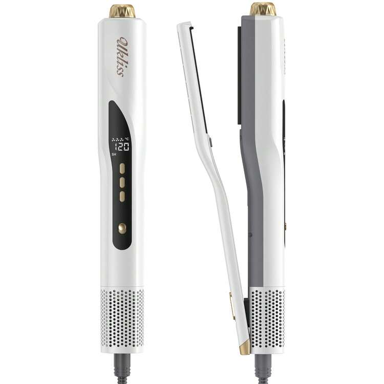 2-In-1 Multifunctional Negative Ion Hair Dryer 200W, High-Speed Airflow And Rapid Heating, 3 Heat Settings And Adjustable Hot/Cold Mode, With Clear LCD Display For Precise Control, Automatic Shut-Off And Overheat Protection, Suitable For All Hair Types - White - View 11