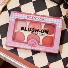 SEVENCOOL Blush-On Palette | 6 Soft And Versatile Shades - 珊瑚粉 - 查看 2