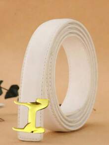 1条女士休闲PU皮腰带，适合所有季节 - 彩色 - 查看 4
