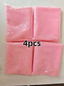 1件装 - 118英寸 x 9.83英尺缎面背景幕布，不透明缎面布料背景，适用于婚礼、派对、订婚仪式、舞台装饰、结婚纪念日、生日派对、情人节、万圣节派对、房间窗户装饰（白色、薄荷绿、香槟色、黑色） - 嫩粉紅色 - 查看 9