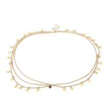 新款闪亮亮片波浪发箍，带流苏链发饰 - 彩色 - 查看 1