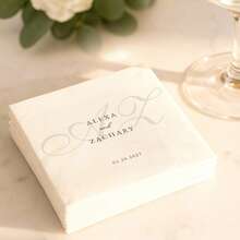 15–500 peças Guardanapos de Casamento Personalizados, Guardanapos de Festa Personalizados de 3 Camadas, Impressão Clara, Casamento, Festa de Aniversário, Chá de Noiva, Festa de Noivado, Guardanapos Descartáveis para Casal, Amante, Família, Guardanapos de Coquetel Personalizados, Presente Personalizado, Decoração de Evento - Branco - Ver 7