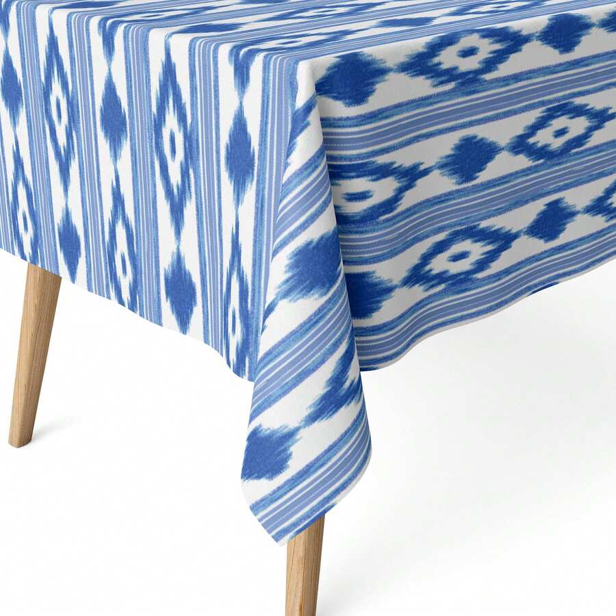 Kiva Stain-Resistant Resinated Tablecloth, Extra Soft To The Touch And Waterproof, Sizes From 100x140 To 300x140 Cm And Round 140 Cm - Easy-Clean Stain-Resistant Tablecloth - Available In 12 Designs - 選項 8 - 查看 1