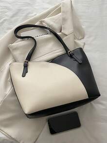 2026 New Arrival Wholesale Tote Bag, Fashion One Shoulder Bag, Large Capacity Commuter Handbag For Women - Multicolor - View 8