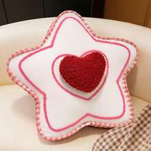 Gối nhồi bông hình bánh ngọt dễ thương, hình bánh trung thu, ngôi sao, lưới tình yêu, gối hình trái tim cho bé gái, trang trí nhà cửa, phòng ngủ. - Nhiều màu - Xem 17