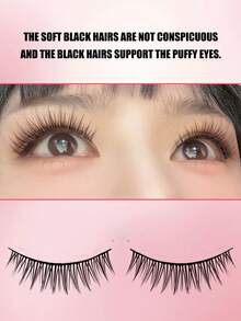 5 Cặp lông mi giả đuôi nhọn, dày, xoăn, kiểu mắt búp bê, nhẹ, xoăn và trông như thật. - Xem 2